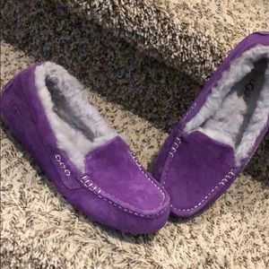 Purple Ugg Ansley Slippers